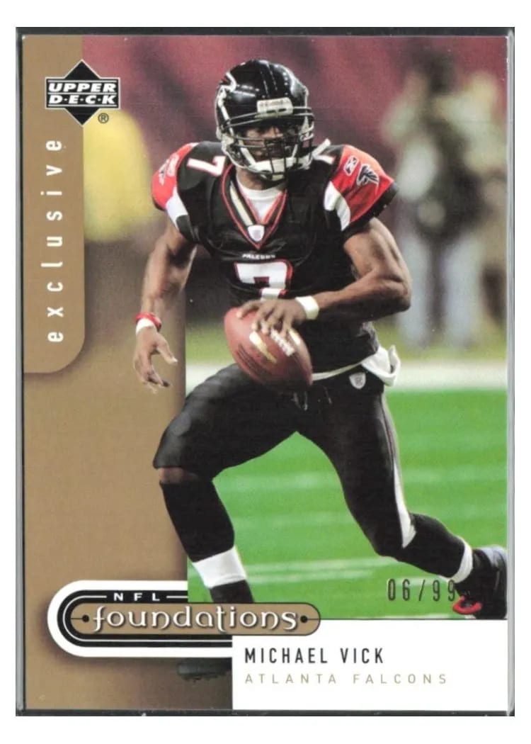 2005 Upper Deck Foundations Michael Vick #4 card