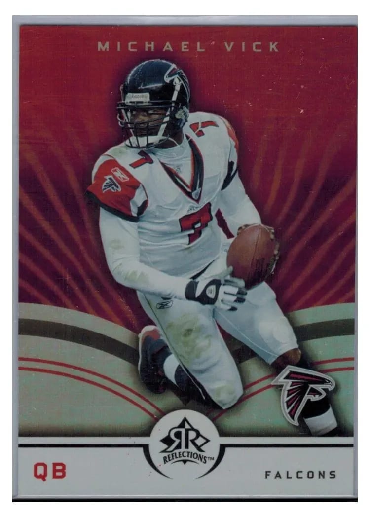 2005 Upper Deck Reflections Michael Vick #4 card