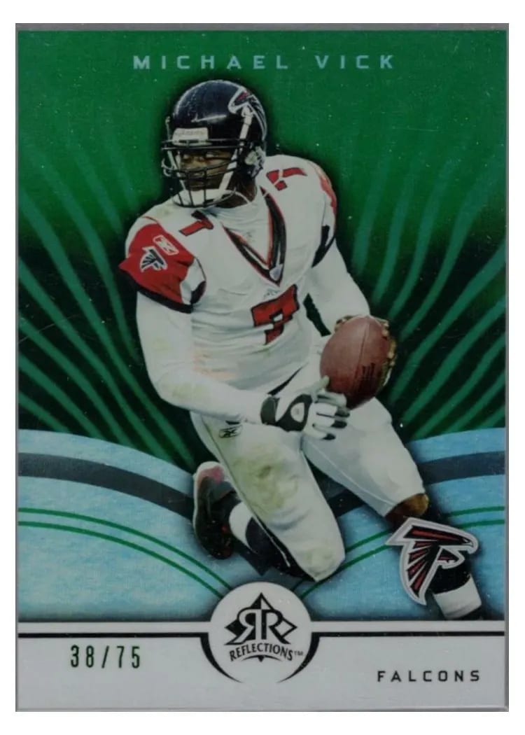 2005 Upper Deck Reflections Michael Vick #4 card