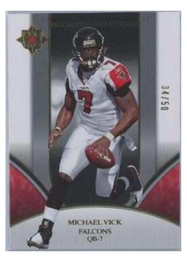 2006 Upper Deck Ultimate Collection Michael Vick #7 card