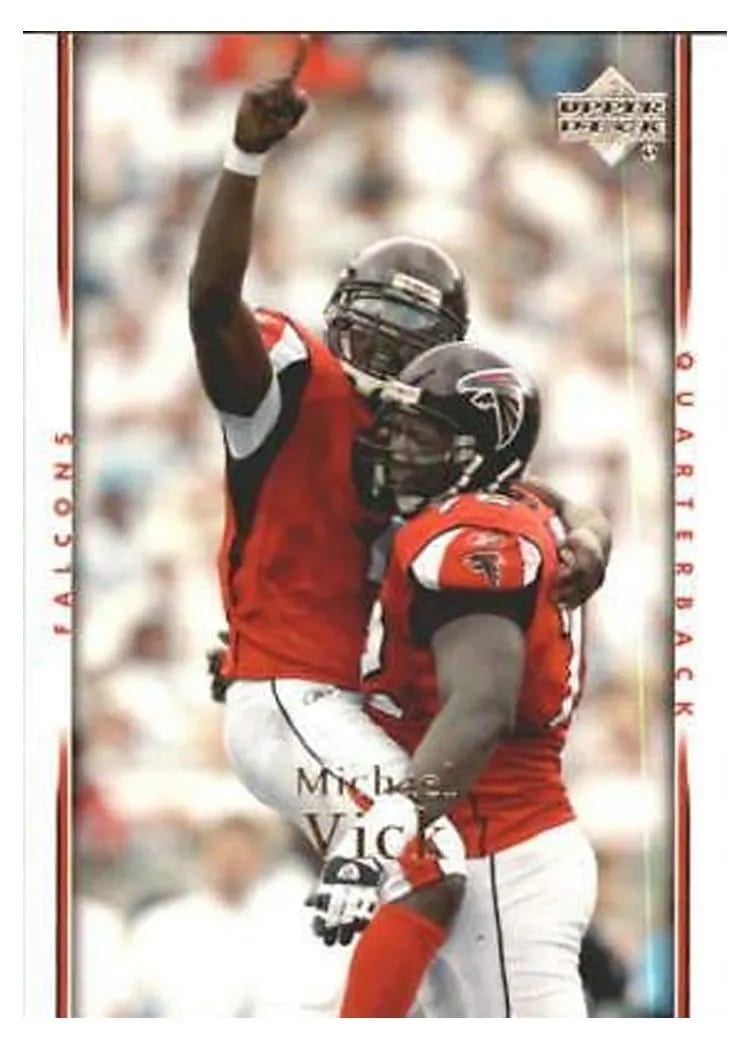 2007 Upper Deck Michael Vick #8 card