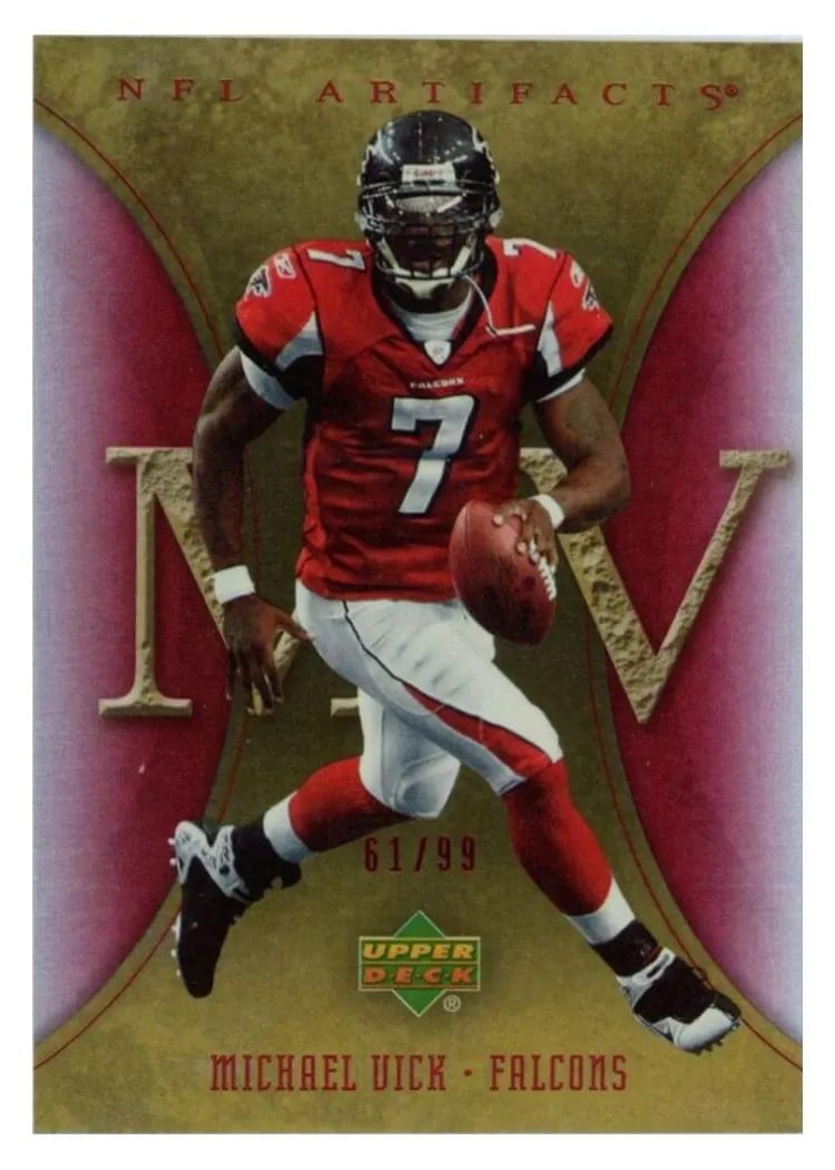 2007 Upper Deck Artifacts Michael Vick #5 card