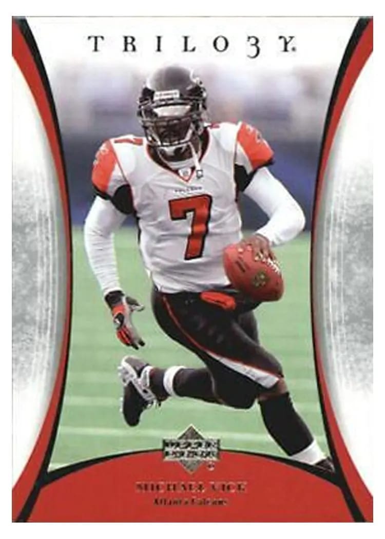 2007 Upper Deck Trilogy Michael Vick #5 card