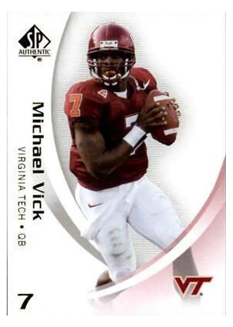 2010 SP Authentic Michael Vick #63 card