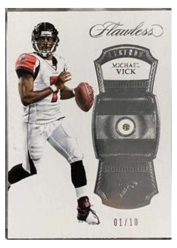 2017 Panini Flawless Michael Vick Diamond #127 card