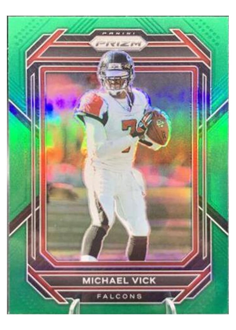 2022 Panini Prizm Base Set Michael Vick Green #18 card