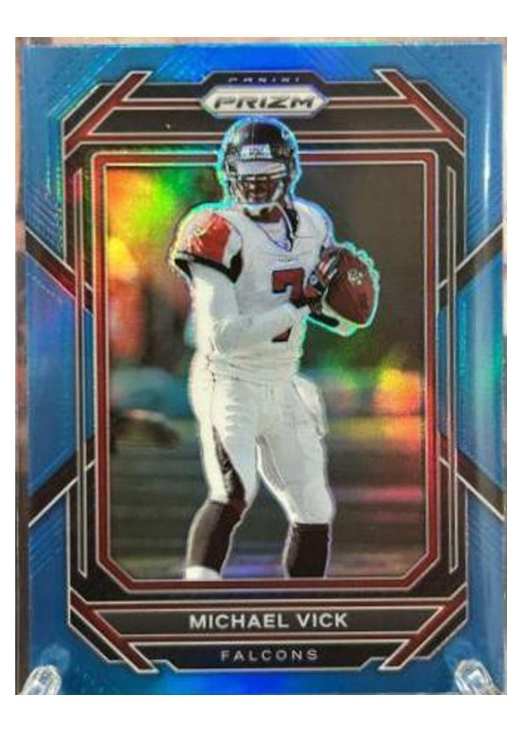2022 Panini Prizm Base Set Michael Vick Light Blue #18 card