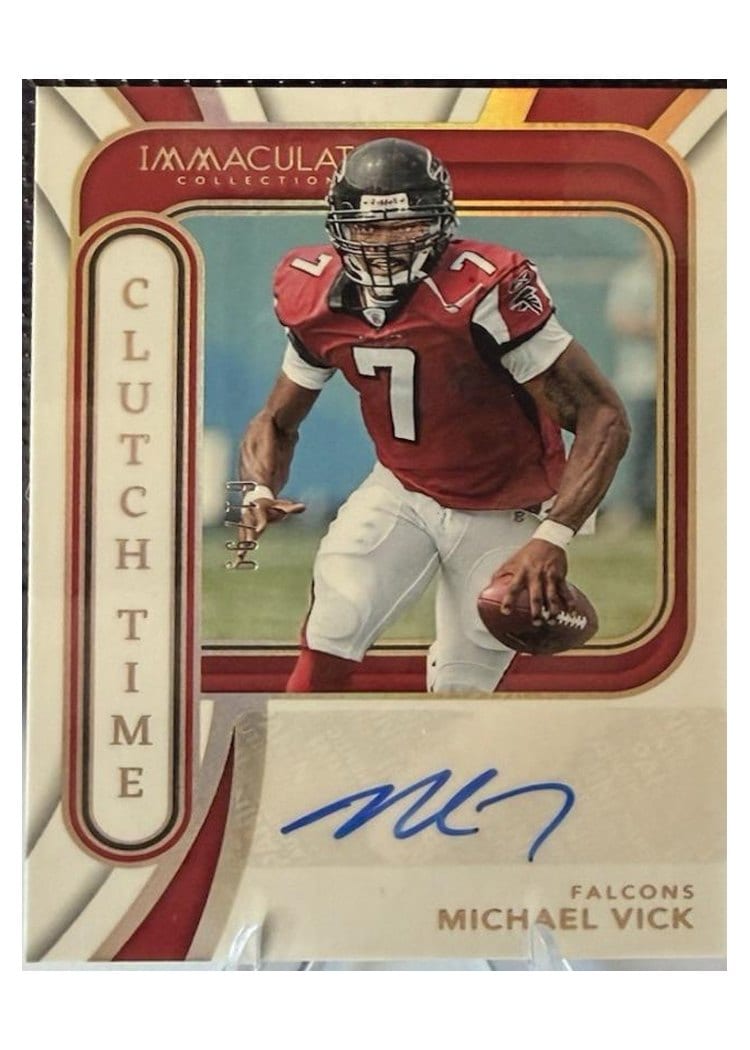 2024 Panini Immaculate Collection Clutch Time Ink Michael Vick #10 card