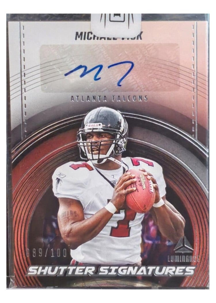2024 Panini Luminance Shutter Signatures Michael Vick #SS-MVK