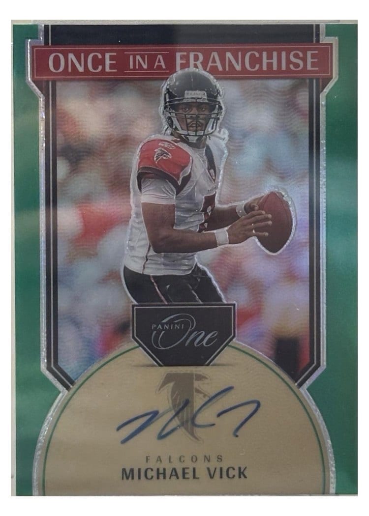 2024 Panini One Once in a Franchise Autographs Michael Vick #352 card
