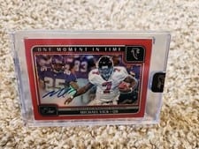 2024 Panini One One Moment in Time Autographs Michael Vick #393 card