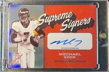 2024 Topps Signature Class Supreme Signers Michael Vick #SS-MV card