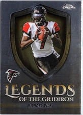 2025 Topps Chrome Legends of the Gridiron Michael Vick #LOG-2 card