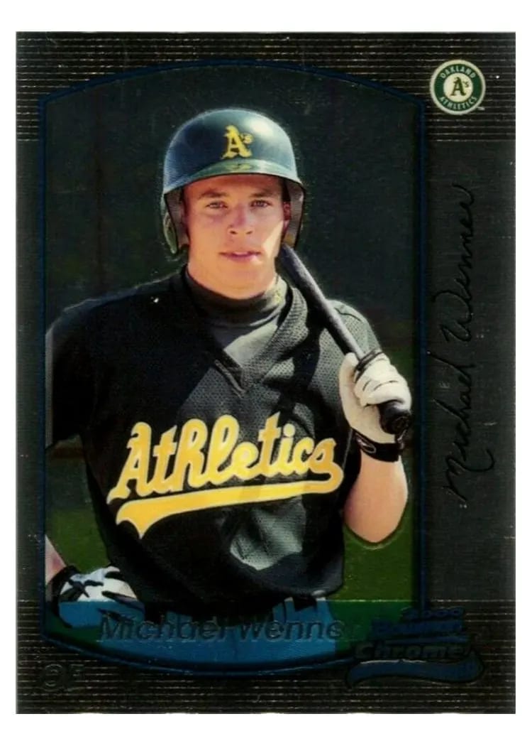 2000 Bowman Chrome Draft Picks Michael Wenner #38 card