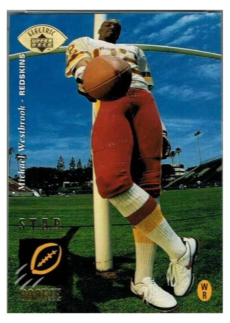 1995 Upper Deck Michael Westbrook #4 card