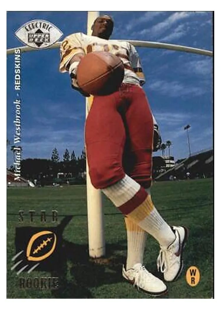 1995 Upper Deck Michael Westbrook #4 card