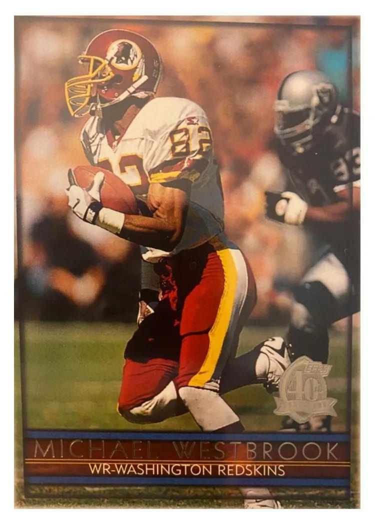 1996 Topps Michael Westbrook #57 card