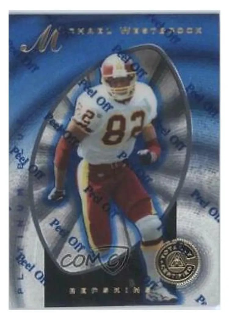 1997 Pinnacle Totally Certified Michael Westbrook #102 card