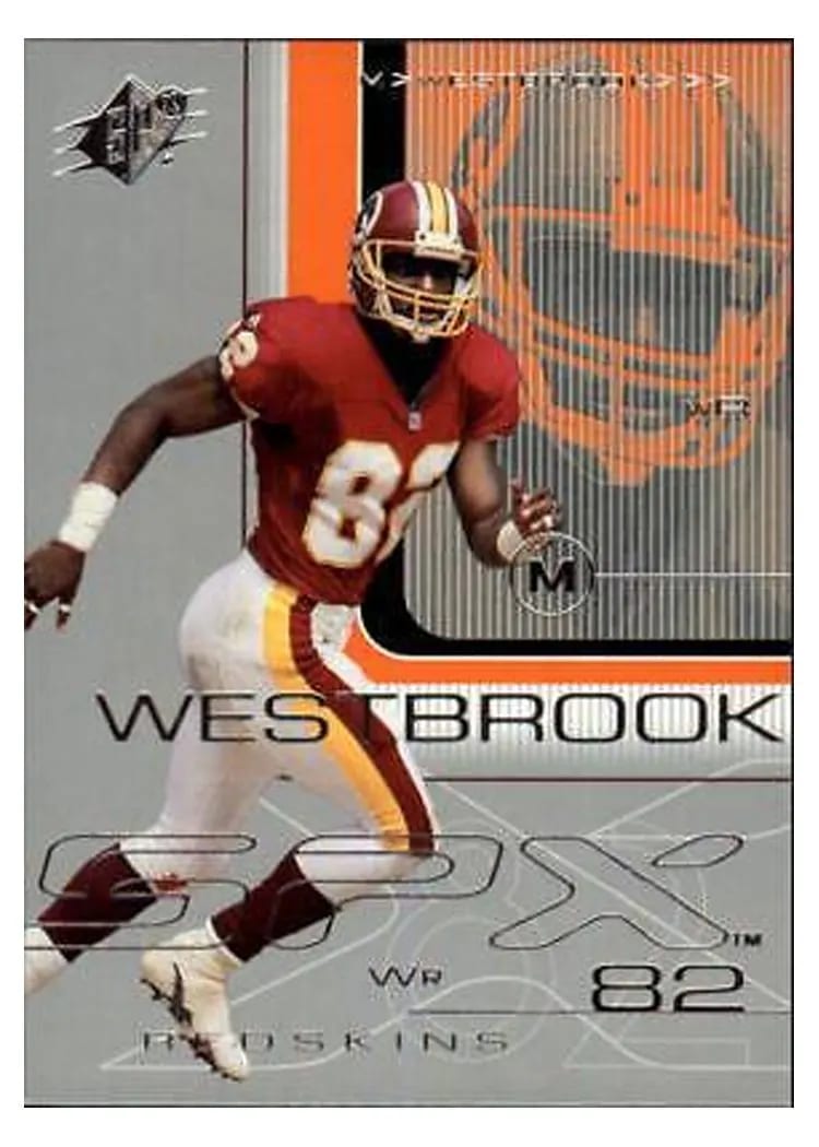 2001 Spx Michael Westbrook #89 card