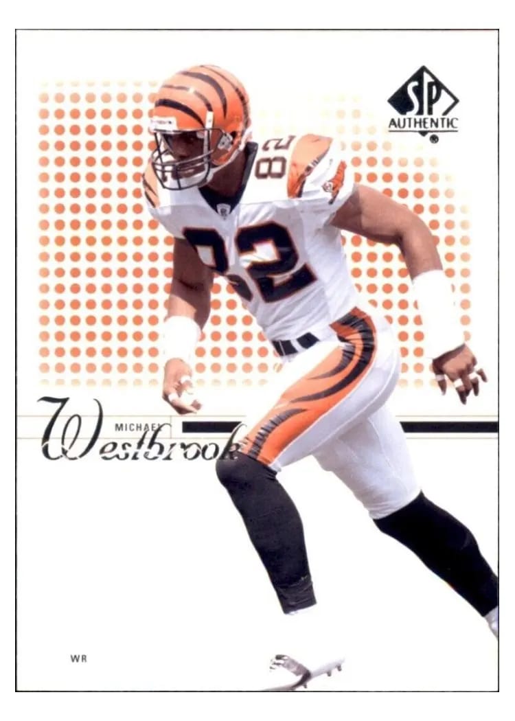 2002 SP Authentic Michael Westbrook #71 card