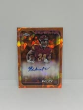 2024 Topps Chrome Sapphire Edition Rookies Autographs Sapphire Michael Wiley #RA-MWI card