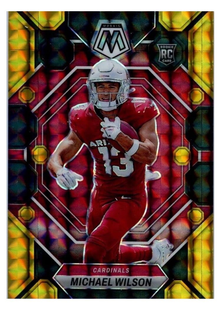 2023 Panini Mosaic Base Set Michael Wilson #350 card