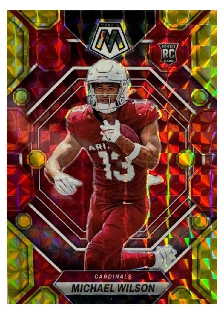 2023 Panini Mosaic Base Set Michael Wilson #350 card