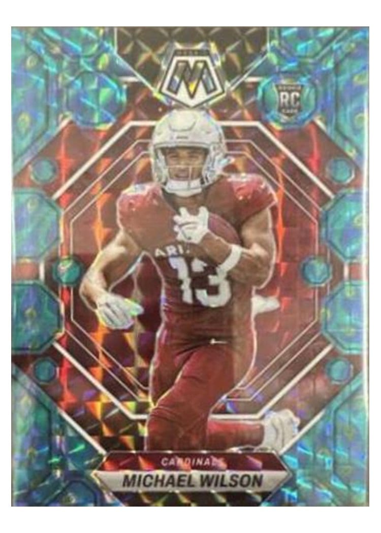 2023 Panini Mosaic Base Set Michael Wilson Choice Peacock #350 card