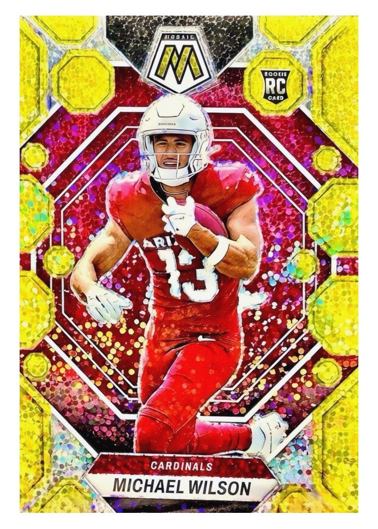 2023 Panini Mosaic Base Set Michael Wilson #350 card