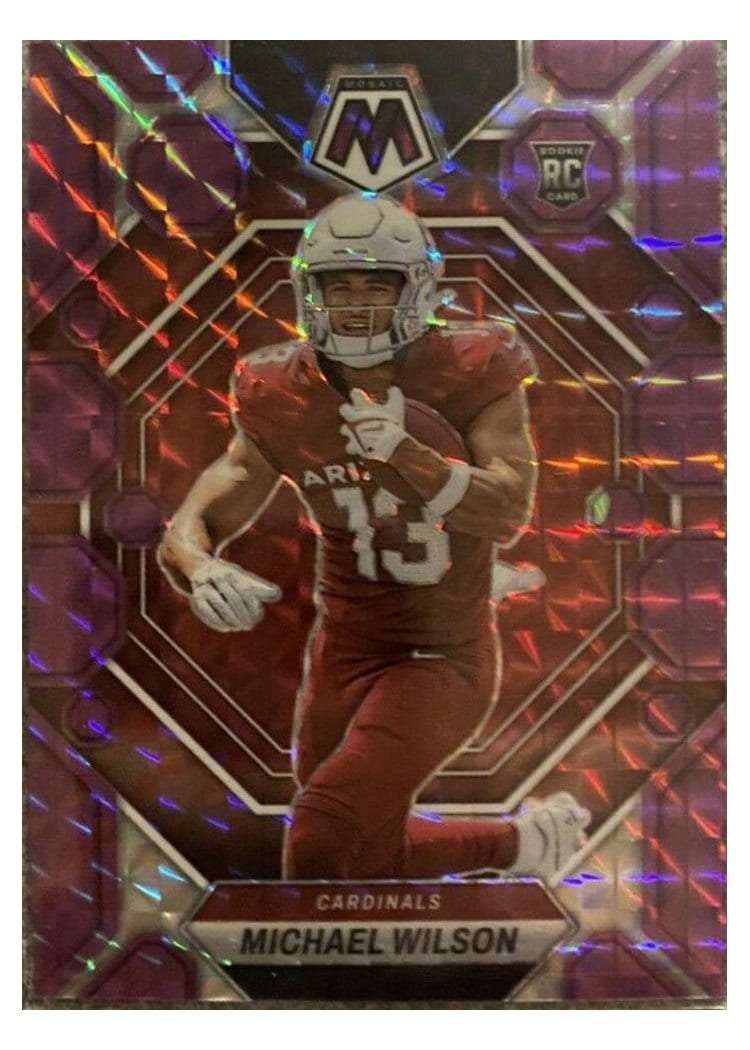 2023 Panini Mosaic Base Set Michael Wilson #350 card
