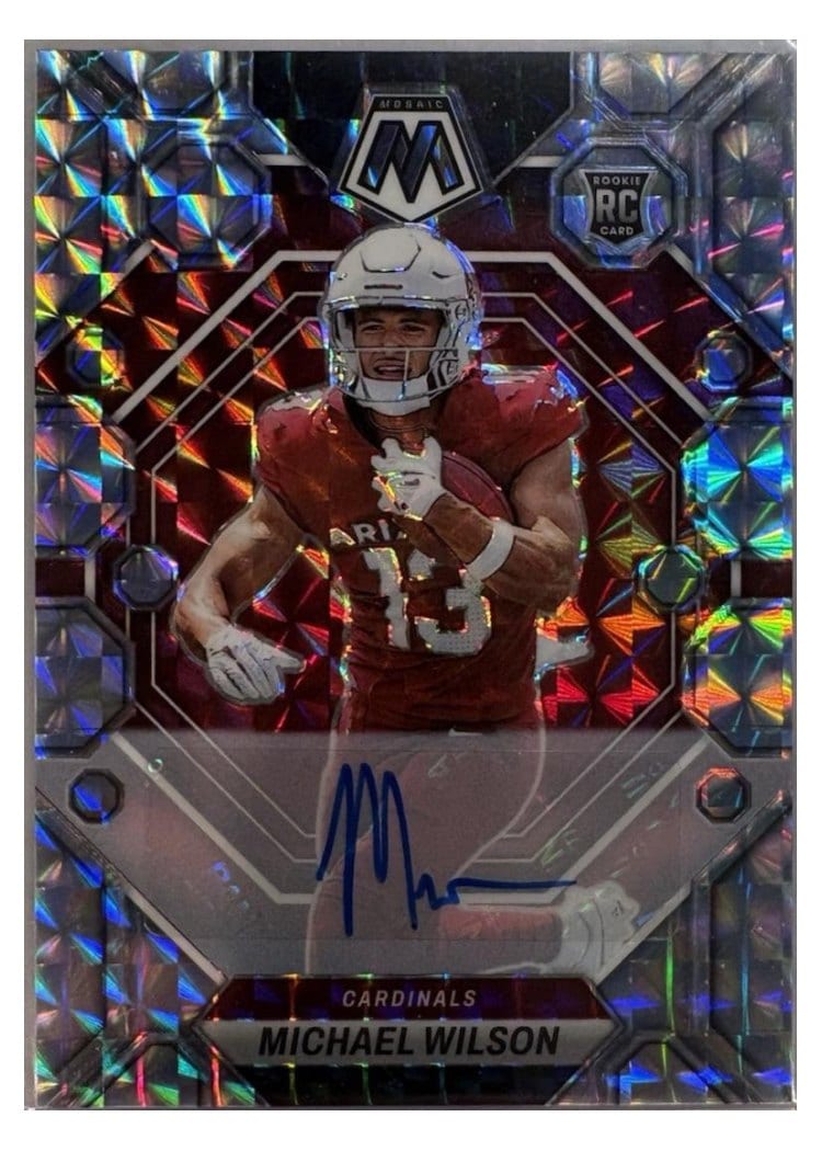 2023 Panini Mosaic Base Set Michael Wilson #350 card