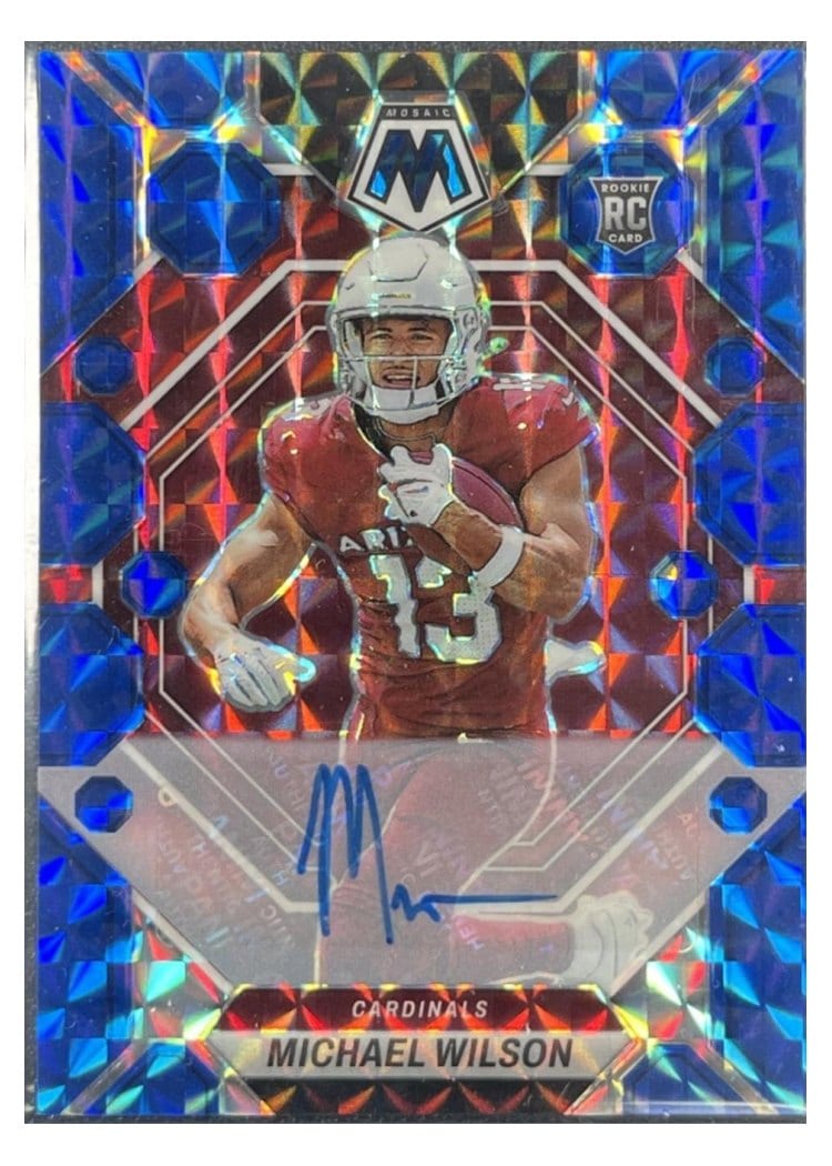 2023 Panini Mosaic Base Set Michael Wilson #350 card