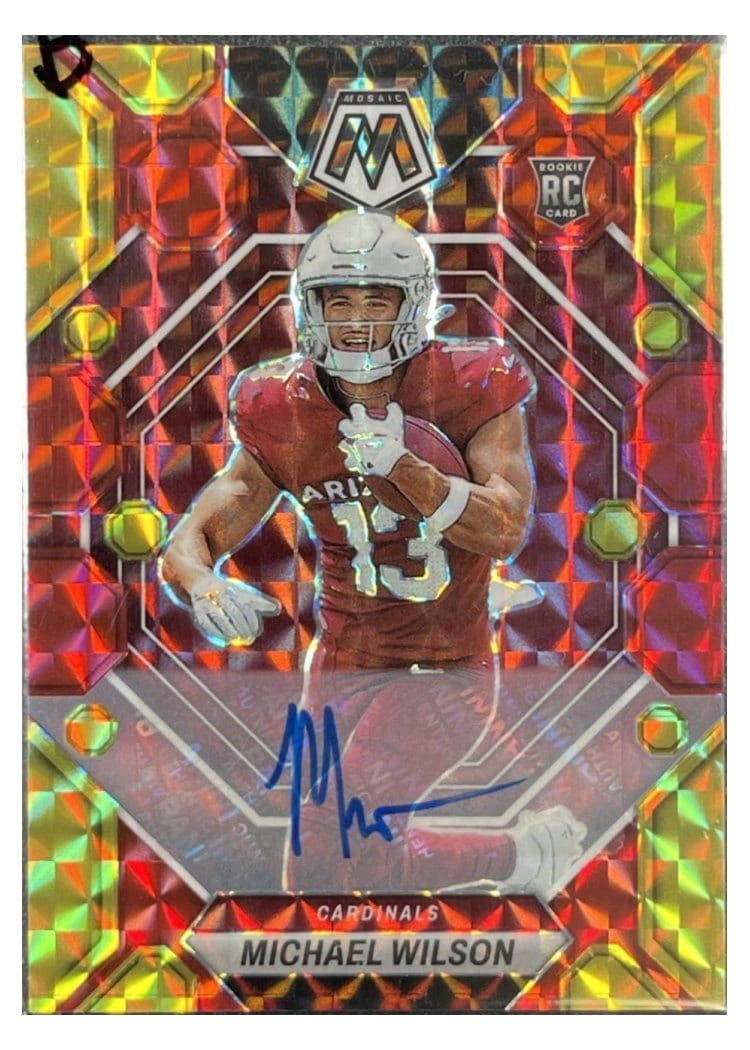 2023 Panini Mosaic Base Set Michael Wilson #350 card