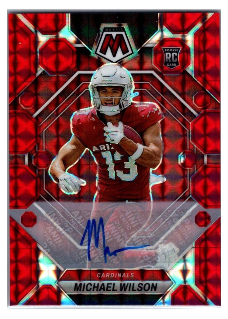 2023 Panini Mosaic Base Set Michael Wilson #350 card