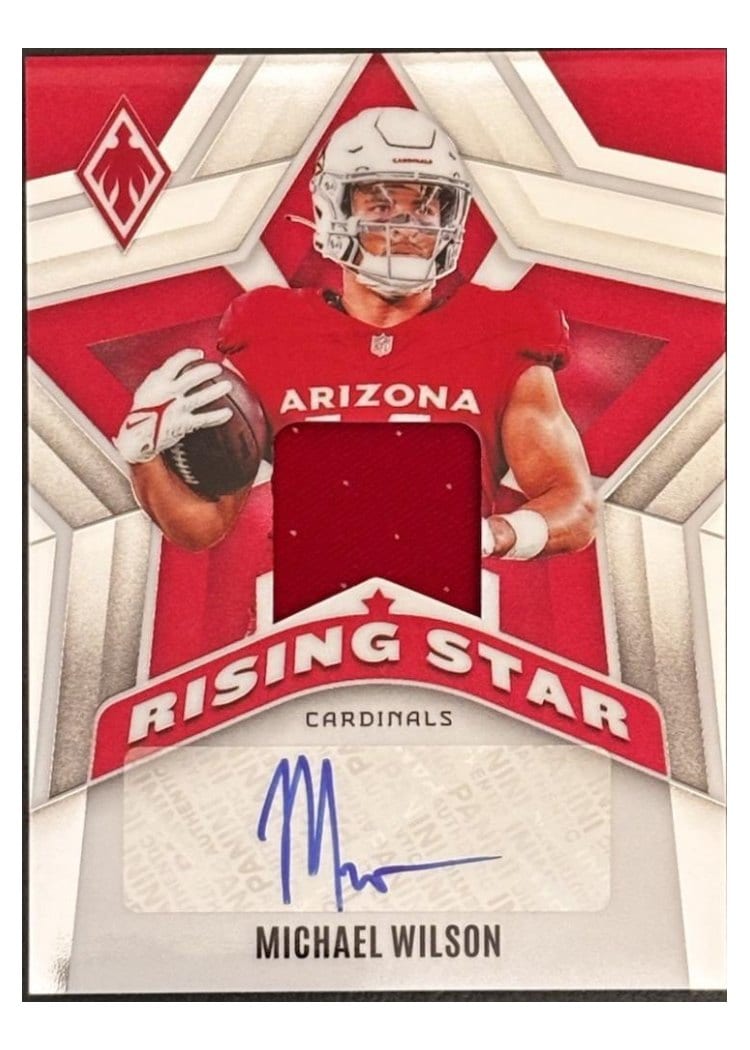 2024 Panini Phoenix Rising Star Autographs Jersey Michael Wilson #RSJA-MWN card