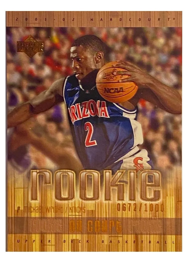 2001 Upper Deck Hardcourt Michael Wright #93 card