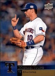 2009 Upper Deck Base Set Michael Young #374 card