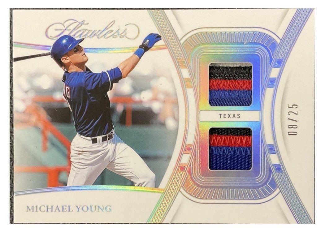 2024 Panini Flawless Dual Patches Michael Young #DU-MYG