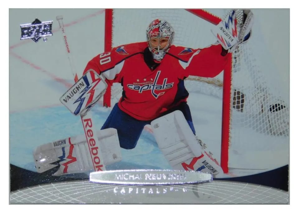 2011 Upper Deck Michal Neuvirth #11 card