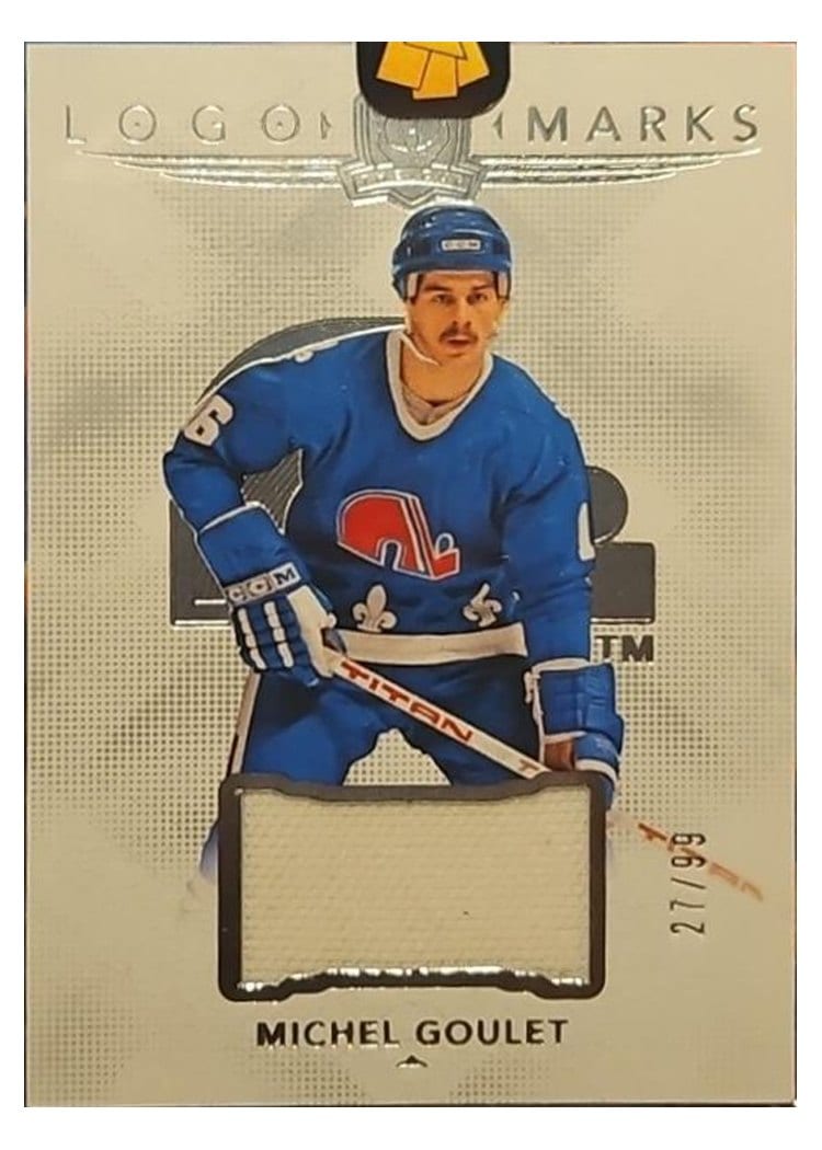 2024-25 Upper Deck The Cup Logomarks Michel Goulet #LM-MG card
