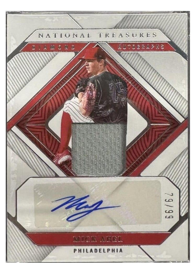 2023 Panini National Treasures Diamond Autographs Mick Abel #11 card