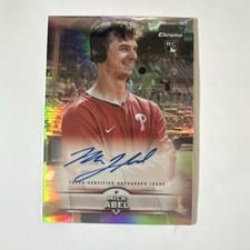 2025 Stadium Club Chrome Autographs Mick Abel #SCCA-MA card