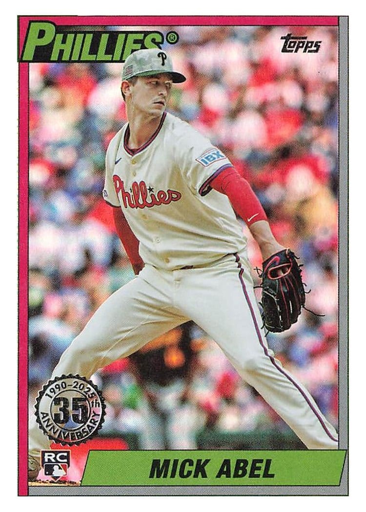 2025 Topps Update 1990 Topps Baseball Mick Abel #U90-25 card
