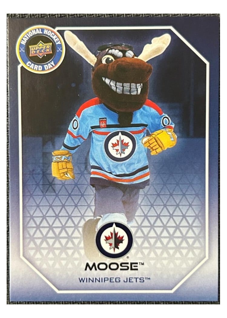 2025 Upper Deck National Hockey Card Day Mascot Mick E Moose #M-5-10 card