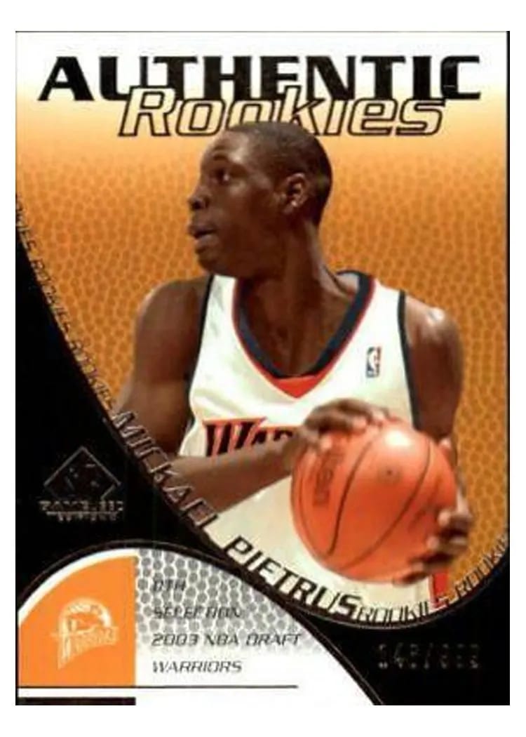 2003 SP Game Used Mickael Pietrus #117 card