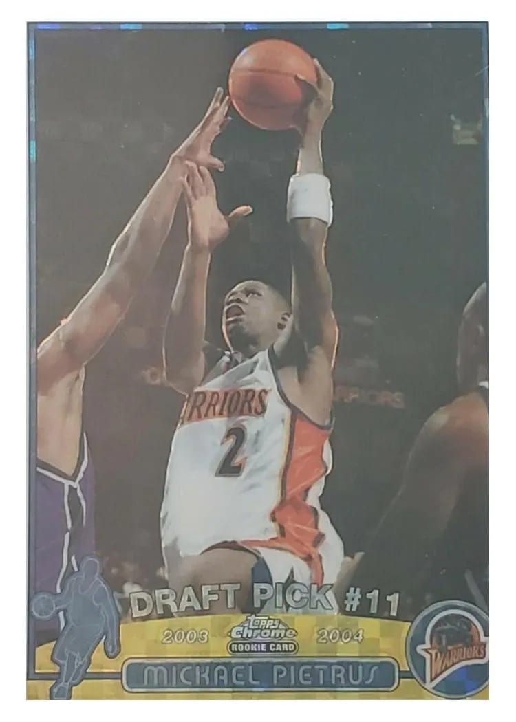 2003 Topps Chrome Mickael Pietrus #121 card