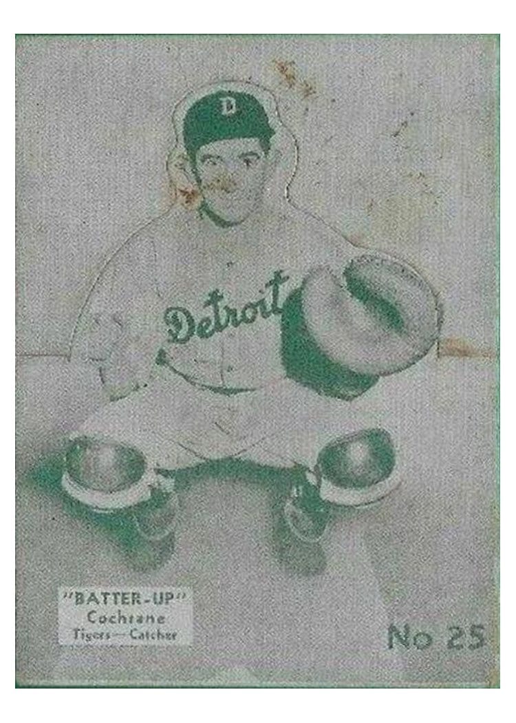 1934 Batter Up Mickey Cochrane #25 card