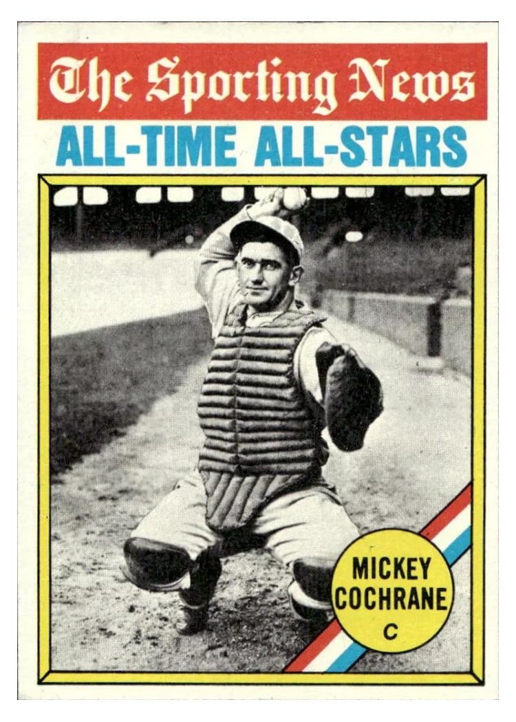 1976 Topps Mickey Cochrane #348 card