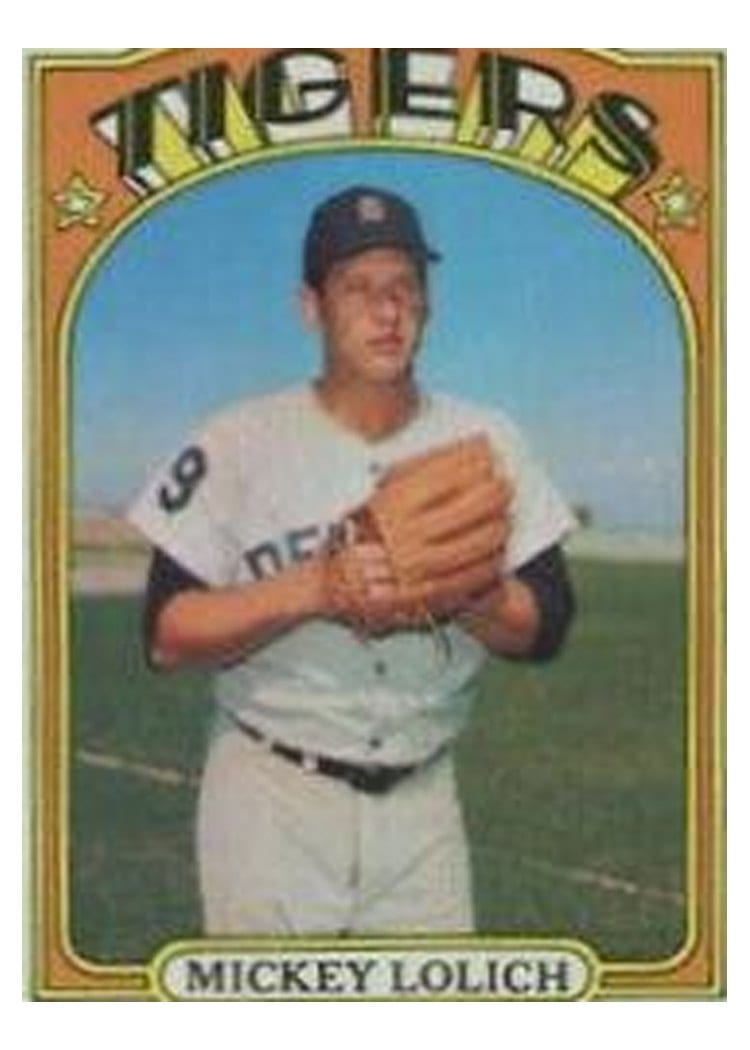 1972 Topps Mickey Lolich #450 card