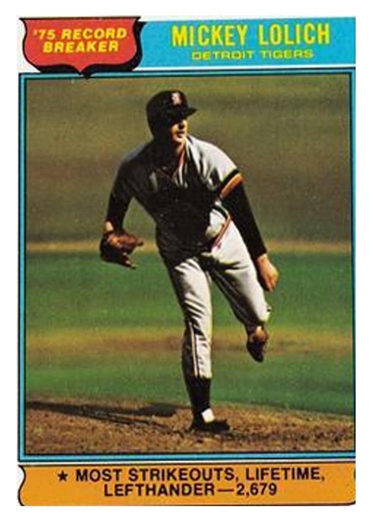 1976 Topps Mickey Lolich #3 card